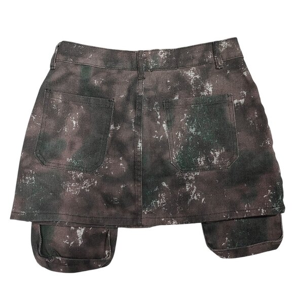 LuxeDress Multicolor Mini Skirt With Extra Pockets Size L - Picture 4 of 5